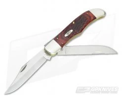 Case Folding Hunter Staminawood with Leather Belt Sheath 00189