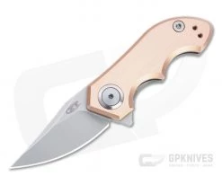 Zero Tolerance 0022CU FSS Stonewashed 20CV Copper Limited Run Titanium Flipper