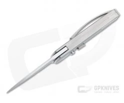 D Rocket Design Harlock Automatic Satin M390 Titanium Button Lock Folder 0075 -Default Template 4 0075 3