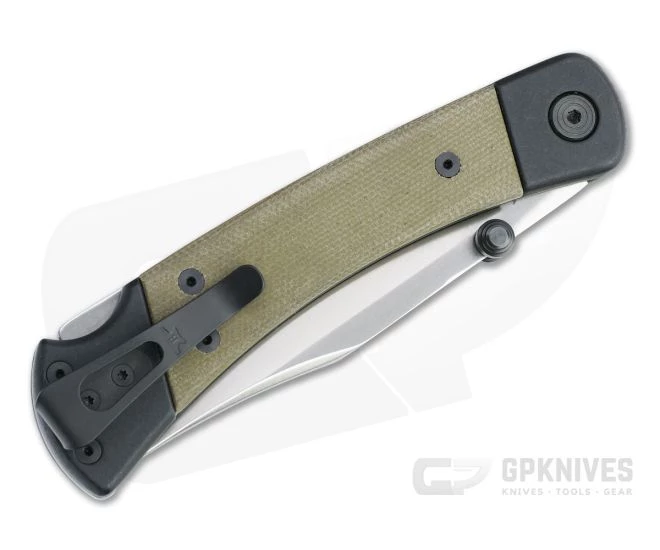 Buck 110 Hunter Sport EDC Satin S30V Black Aluminum Green Micarta Back Lock Folder 0110GRS5 2 Buck 110 Hunter Sport EDC Satin S30V Black Aluminum Green Micarta Back Lock Folder 0110GRS5 - Image 2