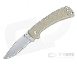 Buck 112 Slim Select Ranger Tan Folding Lock Back 0112BRS2