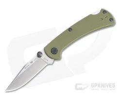 Buck 112 Slim Pro TRX Satin S30V Green G10 EDC Back Lock Folder 0112GRS3