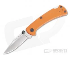 Buck 112 Slim Pro TRX Satin S30V Orange G10 EDC Back Lock Folder 0112ORS3