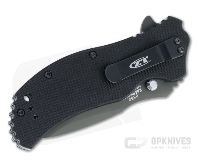 Zero Tolerance 0350 Black S30V Tritium Black G10 Assisted Flipper 0350TR 2 Zero Tolerance 0350 Black S30V Tritium Black G10 Assisted Flipper 0350TR - Image 2