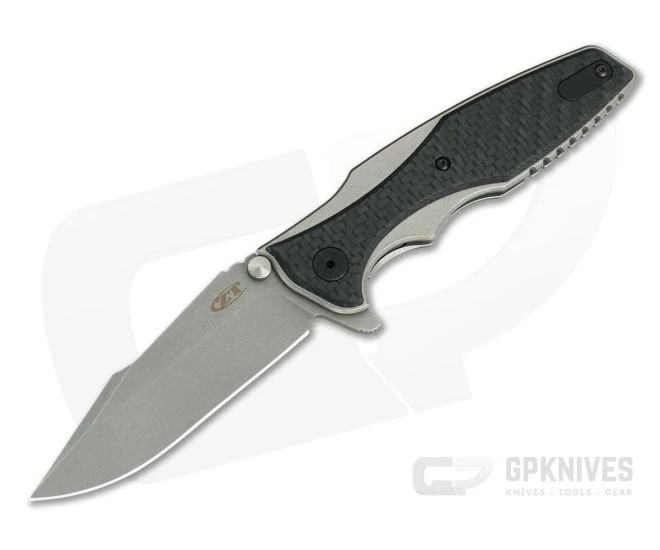 Zero Tolerance 0393GLCF Hinderer Flipper Glow Carbon Fiber Titanium Frame Lock 1 Zero Tolerance 0393GLCF Hinderer Flipper Glow Carbon Fiber Titanium Frame Lock