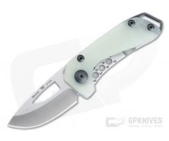 Buck 417 Budgie S35VN Jade Green G10 Frame Lock Folding Knife 0417GRS