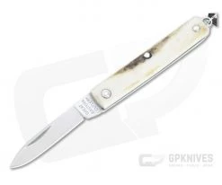 Great Eastern Cutlery #05 PPP Keychain Knife Pen Blade Sambar Stag Slip Joint Folder 052121-SS-21