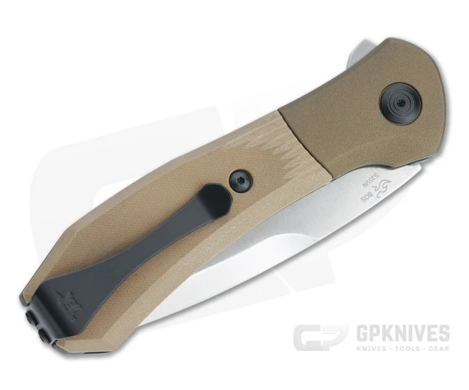 Buck 590 Paradigm Assisted Flipper S35VN Brown G10 Bolster Lock Folding Knife 0590BRS 2 Buck 590 Paradigm Assisted Flipper S35VN Brown G10 Bolster Lock Folding Knife 0590BRS - Image 2