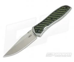 Zero Tolerance 0640 Emerson Viper Design 20CV Green Carbon Fiber Titanium Frame Lock