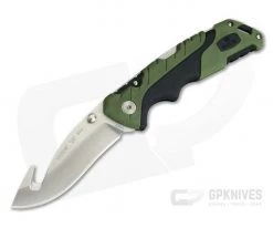 Buck Folding Pursuit Large Guthook Hunting Knife 660GRG