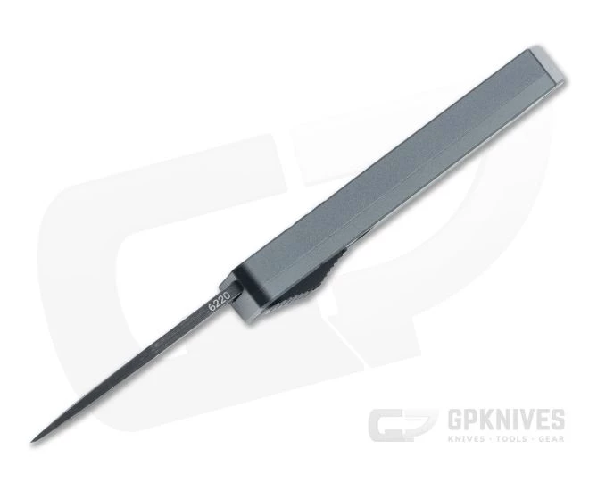 Boker Plus USB Gray Handle Black Stonewashed D2 Blade Small OTF Automatic 06EX276 3 Boker Plus USB Gray Handle Black Stonewashed D2 Blade Small OTF Automatic 06EX276 - Image 3