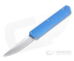 Boker Plus Burnley Kwaiken OTF Satin D2 Blue Aluminum Double Action OTF Automatic 06EX550