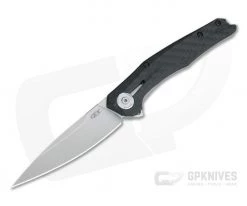 Zero Tolerance 0707 Stonewashed 20CV Carbon Fiber TDS Titanium Frame Lock Flipper