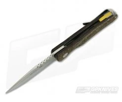 Buck Sprint Pro Brown Burlap Micarta Satin S30V Bearings Flipper 841BRS -Default Template 4 0841brs 3