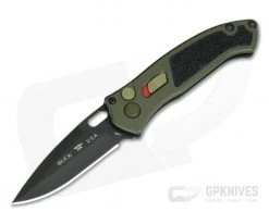 Buck Impact OD Green Cerakote Aluminum Black S30V Automatic 898GRS1