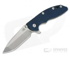 Hinderer XM-18 3.5" Stonewashed S45VN Spanto Blue/Black G10 Bronze Tri-Way Flipper 0979