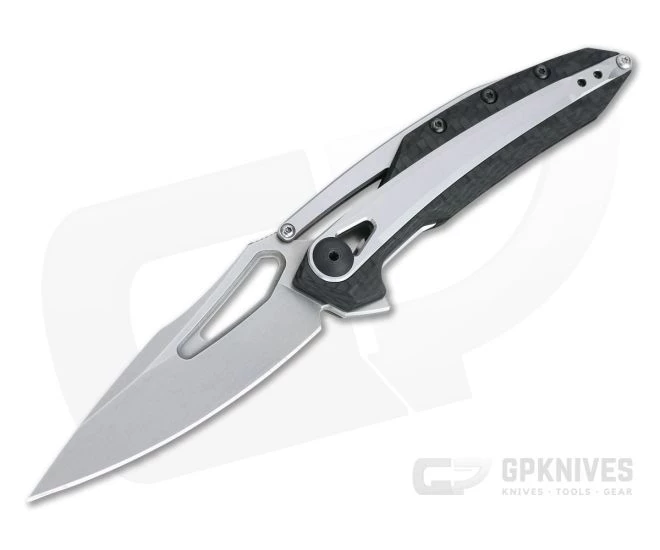 Zero Tolerance 0990 Stonewashed 20CV Carbon Fiber Liner Lock KVT Flipper 1 Zero Tolerance 0990 Stonewashed 20CV Carbon Fiber Liner Lock KVT Flipper
