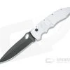 Piranha P10 Predator Tactical PVD S30V Silver Button Lock Automatic