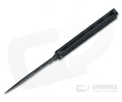 Bear and Son Cutlery 4.25" Black Drop Point Butterfly Knife 115B -Default Template 4 115b 3 2