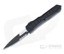 Microtech Ultratech II Stepside Bayonet Signature Tactical Part Serrated M390 Automatic Knife 120II-2TS