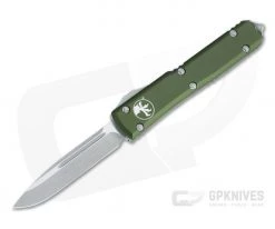 Microtech Ultratech S/E Apocalyptic M390 OD Green OTF Automatic Knife 121-10APOD