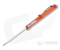Microtech Ultratech T/E Satin M390 Tanto Orange OTF Automatic Knife 123-4OR -Default Template 4 123 4or m390 3