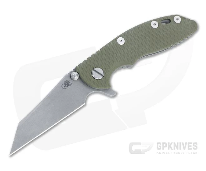 Hinderer XM-18 3" Wharncliffe 20CV OD Green G10 Working Finish Tri-Way Pivot Flipper 1281 1 Hinderer XM-18 3" Wharncliffe 20CV OD Green G10 Working Finish Tri-Way Pivot Flipper 1281