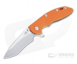 Hinderer XM-18 3.5" Recurve 20CV Orange G10 Bronze Stonewashed Tri-Way Flipper 1292