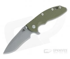 Hinderer XM-18 3.5" Recurve 20CV OD Green G10 Working Finish Tri-Way Flipper 1294