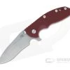 Hinderer XM-18 3.5" Recurve 20CV Red G10 Working Finish Tri-Way Flipper 1319