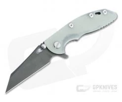 Hinderer XM-18 3" Wharncliffe 20CV Jade G10 Battle Black DLC Tri-Way Pivot Flipper 1342