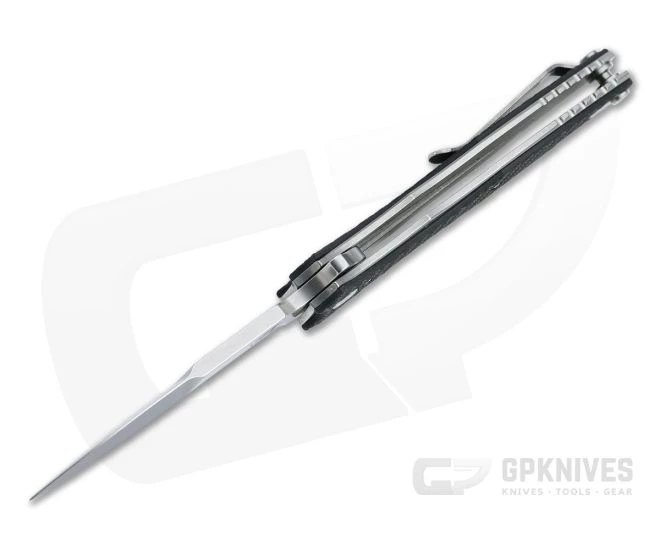 Hinderer Maximus Flipper Bayonet Stonewashed 20CV Black G10 Tri-Way Folder 1350 3 Hinderer Maximus Flipper Bayonet Stonewashed 20CV Black G10 Tri-Way Folder 1350 - Image 3