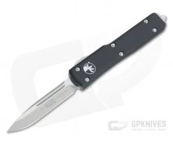 Microtech UTX-70 S/E Stonewashed M390 Drop Point OTF Automatic Knife 148-10