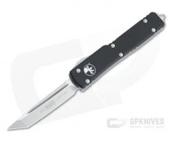 Microtech UTX-70 T/E Stonewashed M390 Tanto Black OTF Automatic Knife 149-10