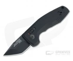 SOG TAC AU Compact Ca Special Tanto Blackout D2 AU-XR Lock Automatic Folder 15-38-14-57