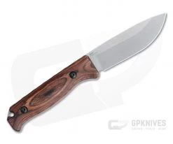 Benchmade Hunt Saddle Mountain Skinner Stonewashed S30V Stabilized Wood Fixed Blade Knife 15002 -Default Template 4 15002 3