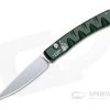 Piranha P15 Virus Mirror S30V Green Button Lock Automatic