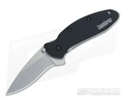 Kershaw Scallion Stonewash Black Handle 1620SWBLK