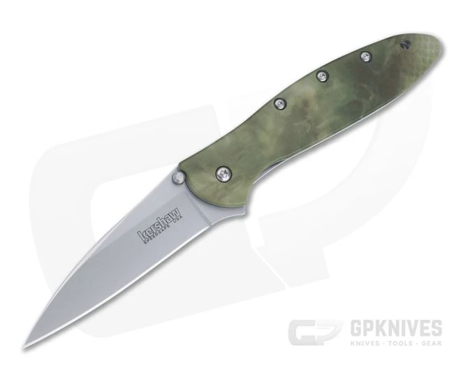 Kershaw Knives Leek Blasted 14C28N Stalkland Camo Assisted Flipper 1660CAMO 1 Kershaw Knives Leek Blasted 14C28N Stalkland Camo Assisted Flipper 1660CAMO
