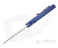 Piranha P16 DNA Mirror S30V Blue Slim Button Lock Automatic -Default Template 4 16b 3