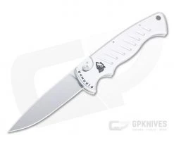 Piranha P1 Pocket Mirror 154CM Silver Button Lock Automatic