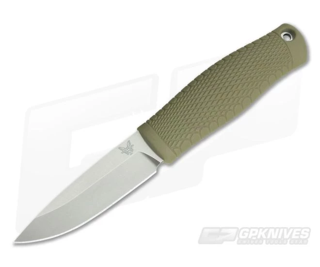 Benchmade 200 Puukko Green Santoprene CPM 3V Fixed Blade 1 Benchmade 200 Puukko Green Santoprene CPM 3V Fixed Blade