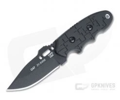 TOPS C.A.T. Black Hunters Point Cryptic Cyber Black G10 Fixed Blade 200H-01