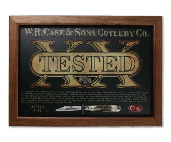Case 2011 Dealer Knife Stag Cheetah XX Tested Display 1 Case 2011 Dealer Knife Stag Cheetah XX Tested Display