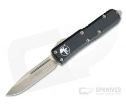 Microtech UTX-85 S/E Bronzed M390 Black Drop Point OTF Automatic 231-13