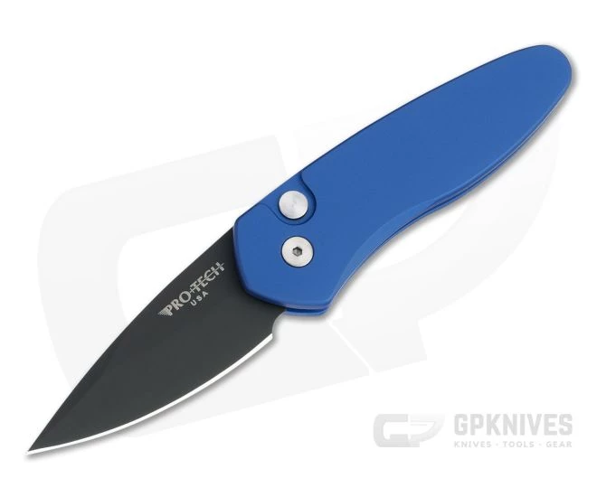Protech Sprint Automatic Black DLC S35VN Blue California Legal Folder 2907 1 Protech Sprint Automatic Black DLC S35VN Blue California Legal Folder 2907