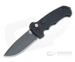 Gerber 06 Automatic Drop Point Black Oxide S30V Black Aluminum Automatic Knife 30-001295N