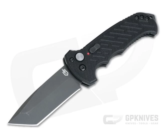 Gerber 06 Automatic Tanto Black G10 Black Oxide S30V Automatic Knife 30-001296N 1 Gerber 06 Automatic Tanto Black G10 Black Oxide S30V Automatic Knife 30-001296N