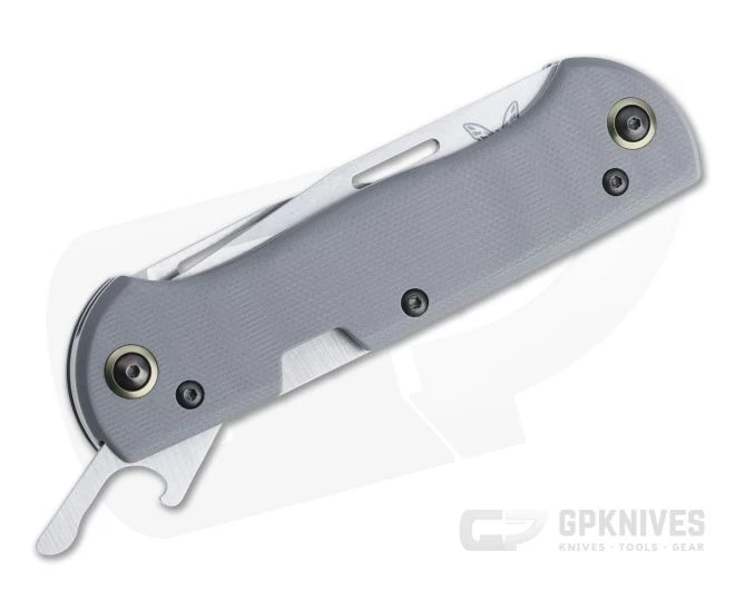 Benchmade Weekender Stonewashed S30V Gray G10 Two-Blade Slip Joint Folder 317 2 Benchmade Weekender Stonewashed S30V Gray G10 Two-Blade Slip Joint Folder 317 - Image 2