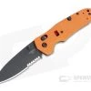 Hogue Trauma First Response Tool Blunt Tip Serrated Black N680 Orange G10 ABLE Lock Folder 34764
